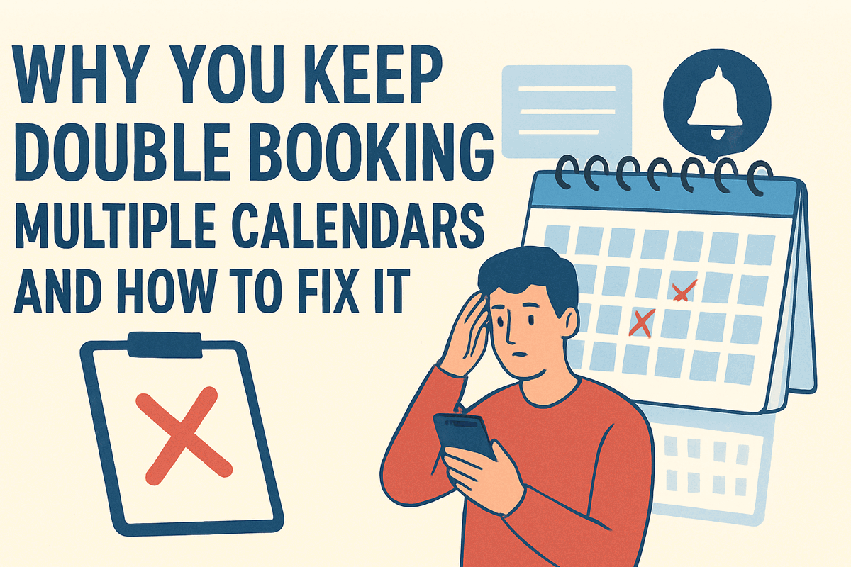 Real estate agent calendar management guide showing unified scheduling dashboard
