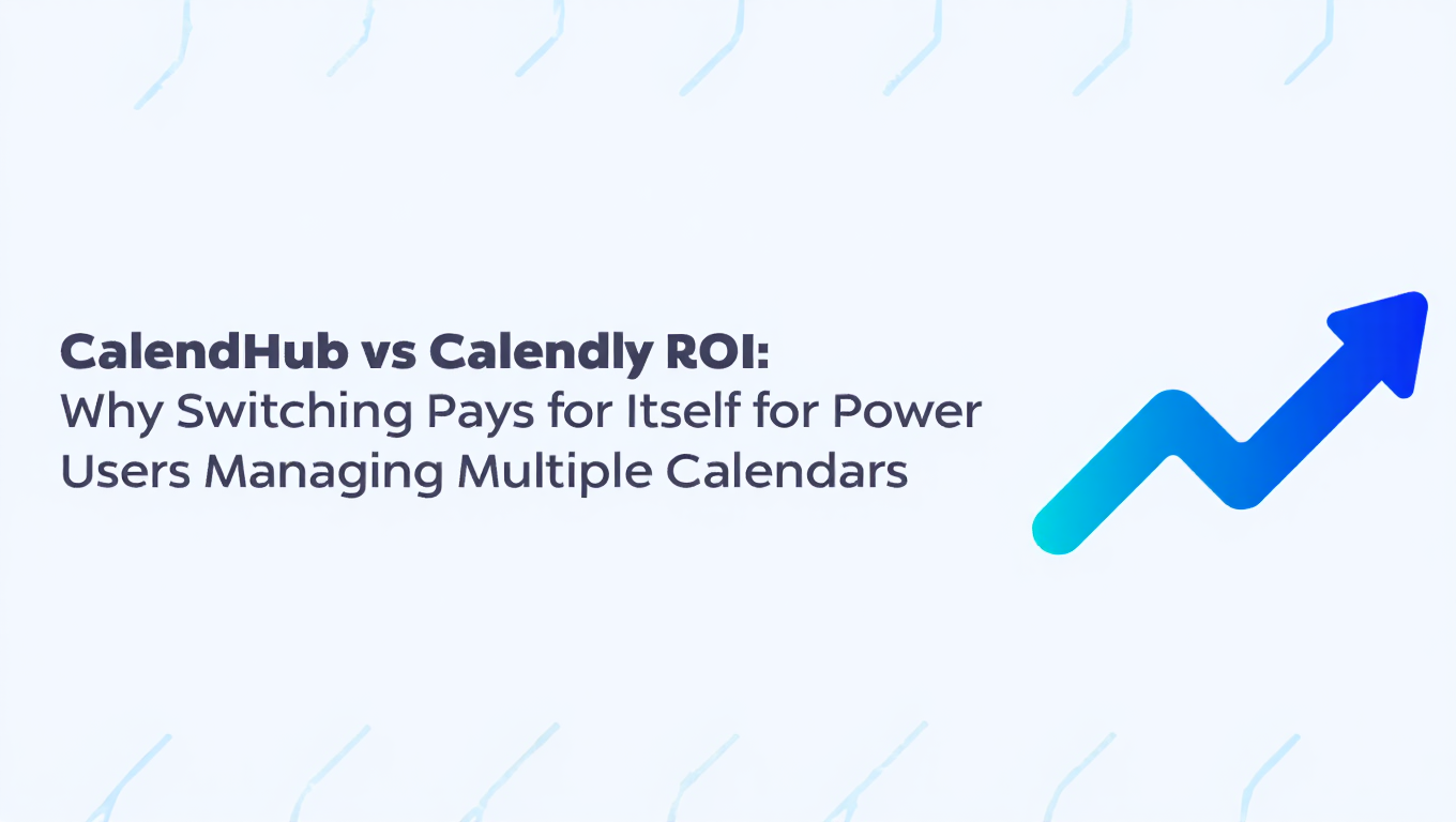 Side-by-side comparison of calendhub vs calendly roi multiple calendars displaying key differences and feature analysis