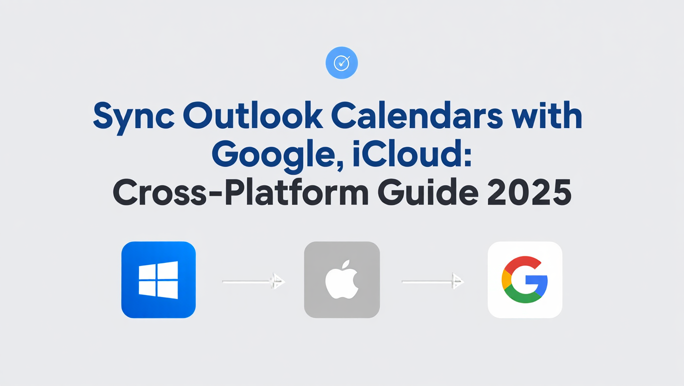 Sync Outlook Calendars with Google, iCloud: Cross-Platform Guide 2025 by Kevin Gabeci - Calendar Sync tutorial
