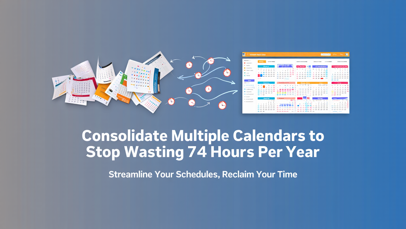 Consolidate Multiple Calendars to Stop Wasting 74 Hours Per Year by Kevin Gabeci - Tool Comparisons tutorial